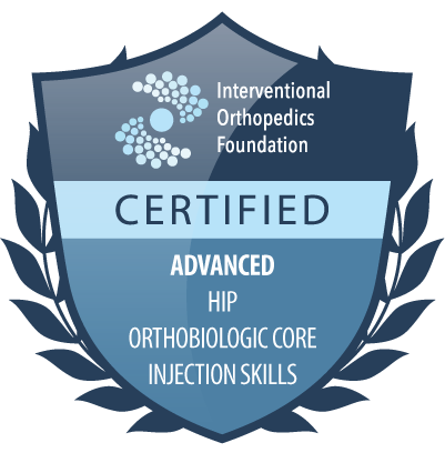 IOF certification badge: advanced hip